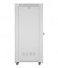 Lanberg Szafa stojąca rack 19 cali 42U 800x1000 szara drzwi szkalne flat pack